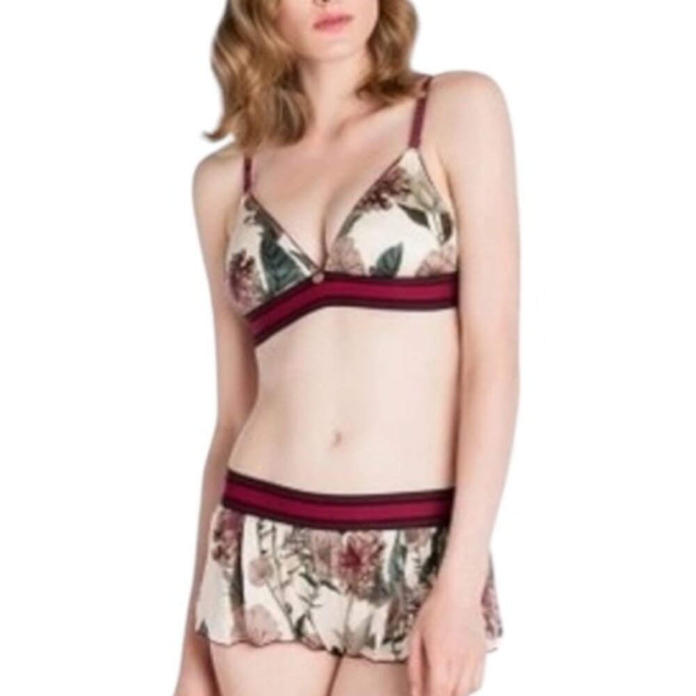 Twin Set floral lingerie kit size S/M